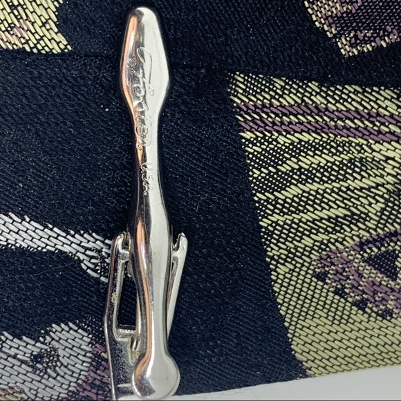 Vintage Foster USA Silver Leaf Tie Clip! - Picture 4 of 6